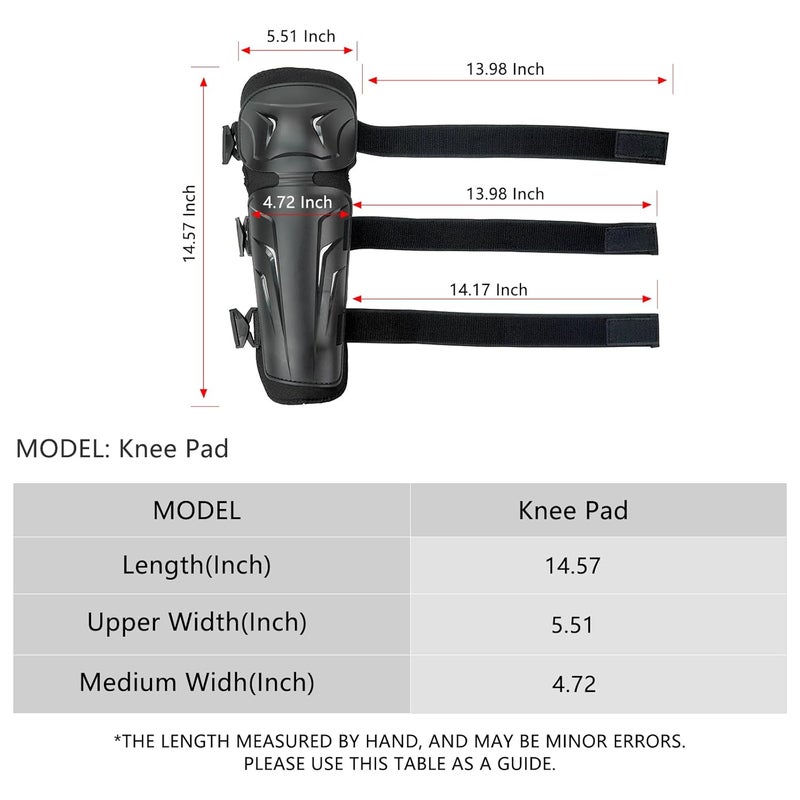 AIDY-PRO Motocross Knee Pads Motorcycle Knee Guards for Men, Adjustable Motocross Knee and Shin Guards, Crashproof Motorcycle Leg Armor Protection Dirt Bike Racing Protective Gear 2Pcs - Image 5